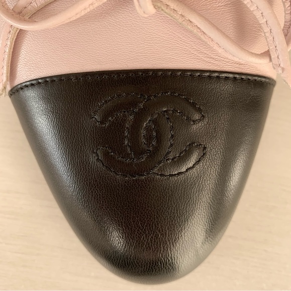 Chanel Cap Toe Kitten Heal Mules, size 8.5 - Picture 3 of 16